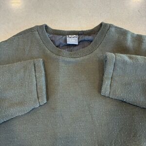 Vintage Oakley Software Wool Blend Lined Crewneck Ski Sweater Dark Gray Mens 2XL